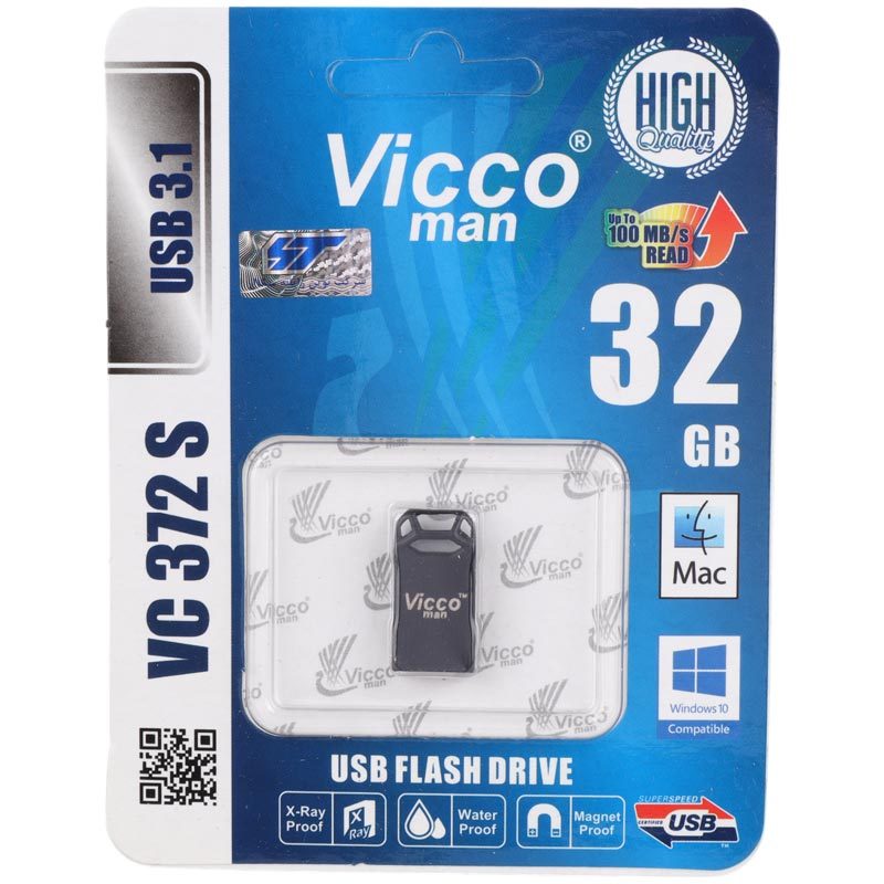 فلش 32 گیگ ویکومن ViccoMan VC372 USB 3.1