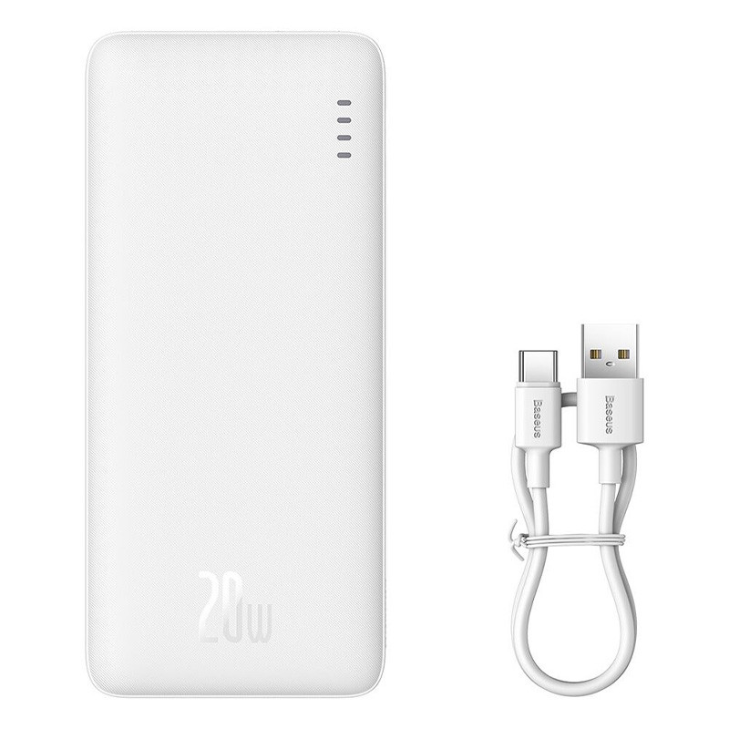 پاور بانک فست شارژ باسئوس Airpow PPQD090102&nbsp;PD 20W ظرفیت 30000 میلی آمپر ساعت