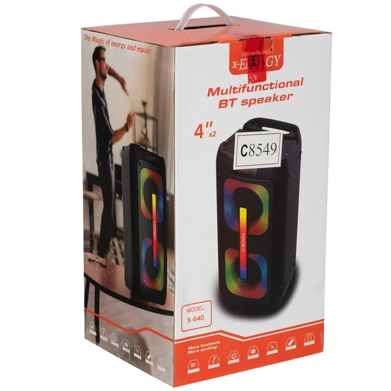 اسپیکر چمدانی بلوتوثی ایکس انرژی X-640
