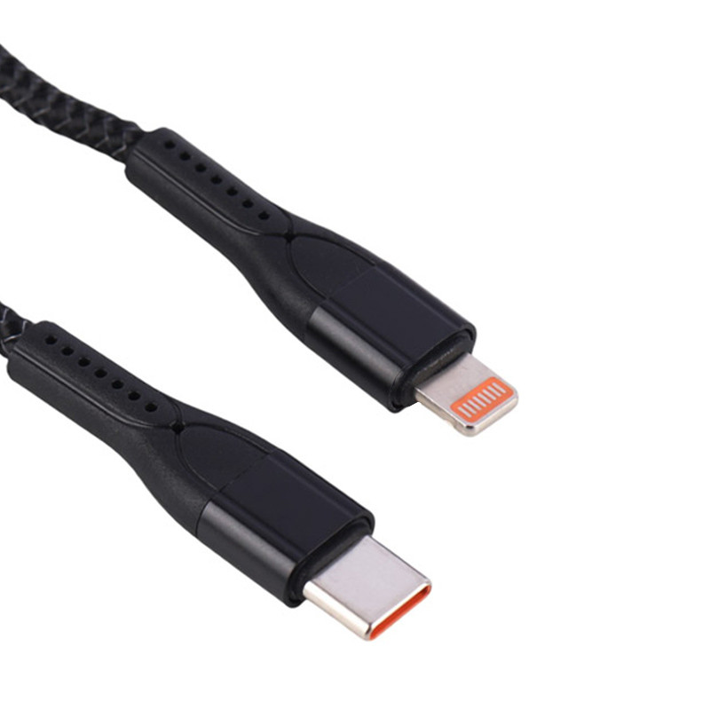 کابل تبدیل فست شارژ Km K-S11 Type-C to Lightning 2.4A PD 20W 1m