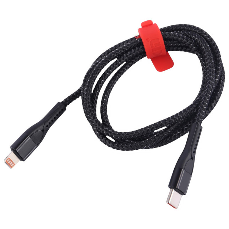 کابل تبدیل فست شارژ Km K-S11 Type-C to Lightning 2.4A PD 20W 1m