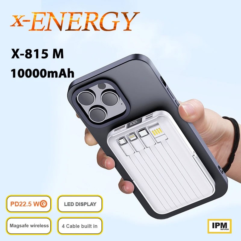 پاور بانک فست شارژ ایکس انرژی X-815 PD 22.5W ظرفیت 10000 میلی آمپر ساعت