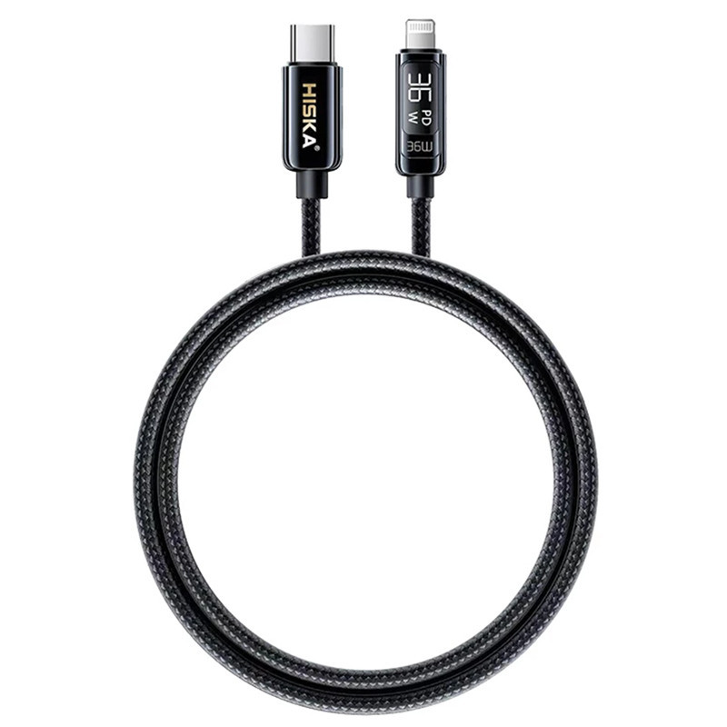 کابل تبدیل فست شارژ Hiska LX-14CI Type-C To Lightning PD 36W 1.2cm