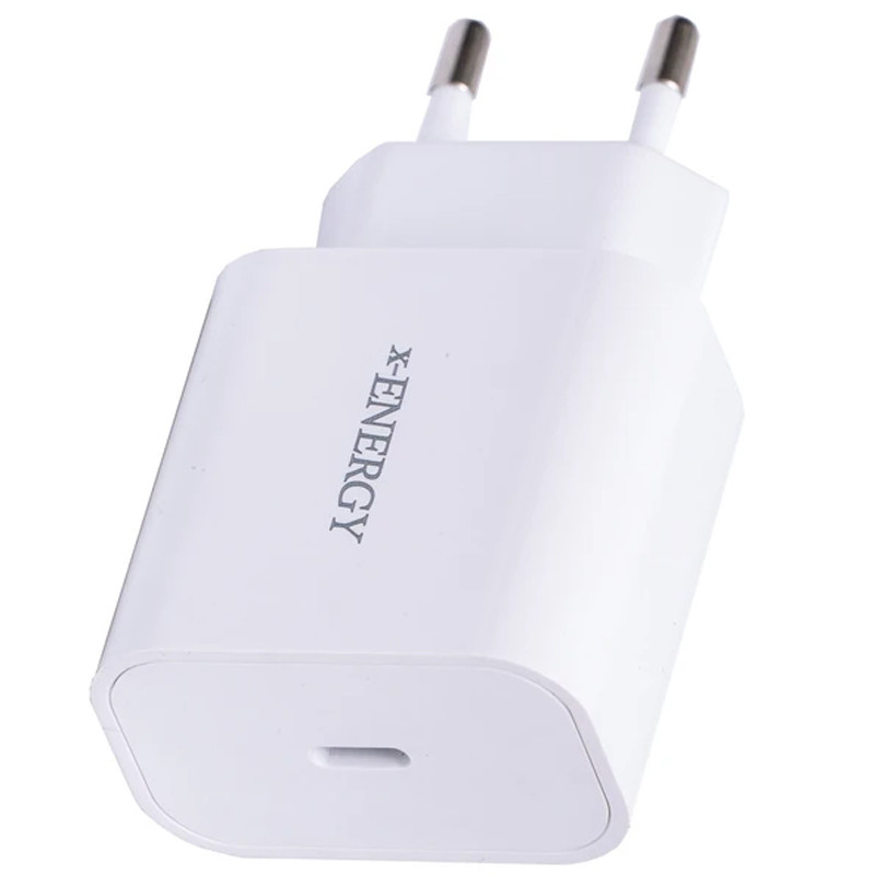 شارژر دیواری 25 وات ایکس انرژی X-525C PD 3A + کابل تبدیل تایپ سی