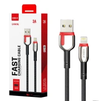 کابل آیفونی فست شارژ Hiska LX-841 3A 1.2m
