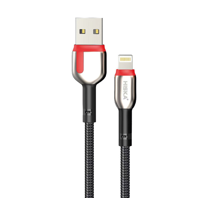 کابل آیفونی فست شارژ Hiska LX-841 3A 1.2m