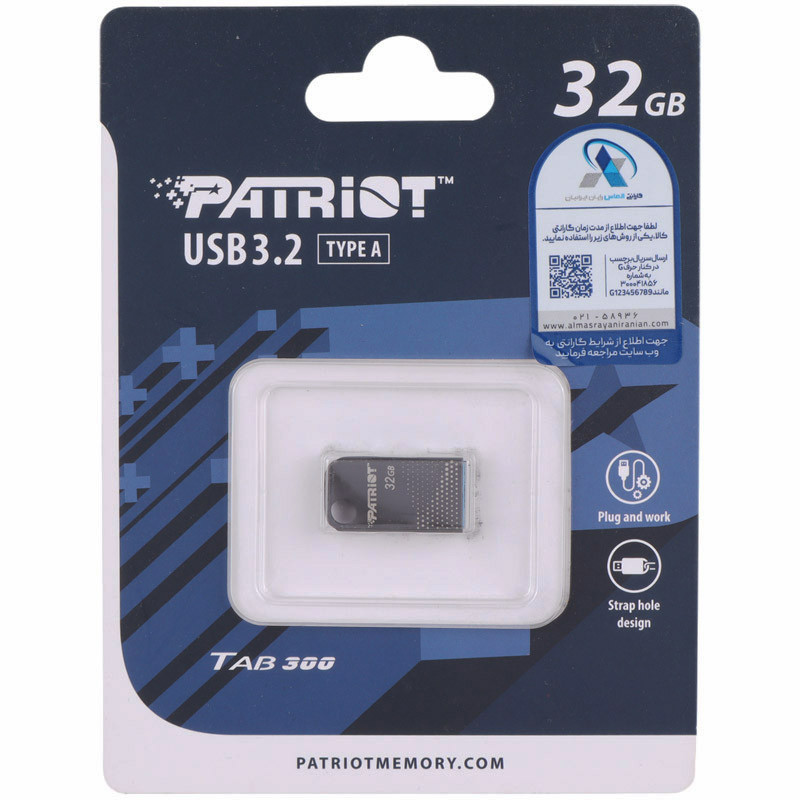 فلش 32 گیگ پاتریوت Patriot TAB300 USB3.2