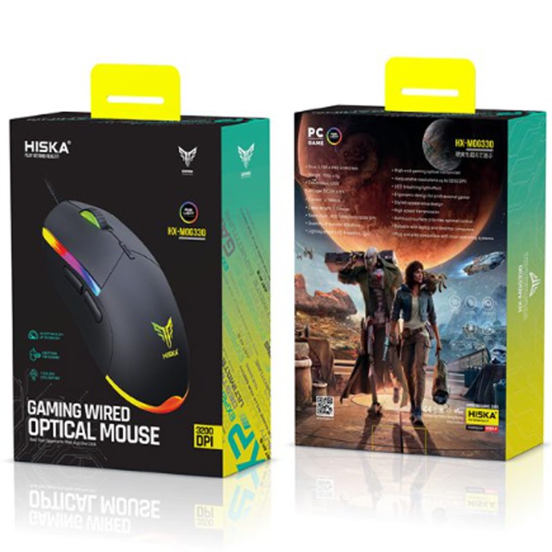 موس گیمینگ هیسکا HX-MOG330