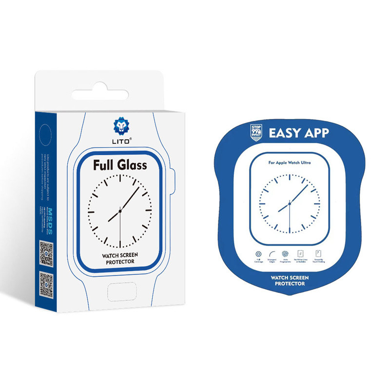گلس فول کاور اپل واچ سایز 49 میلی متری لیتو Easy App