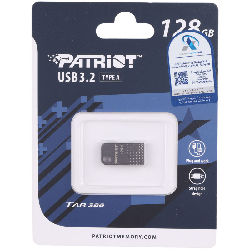 فلش 128 گیگ پاتریوت Patriot TAB300 USB3.2