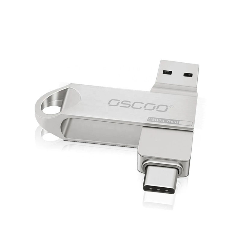 فلش 64 گیگ اوسکو Oscoo CU002 OTG Type-C USB3.1