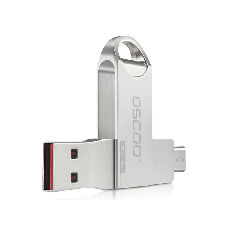 فلش 64 گیگ اوسکو Oscoo CU002 OTG Type-C USB3.1