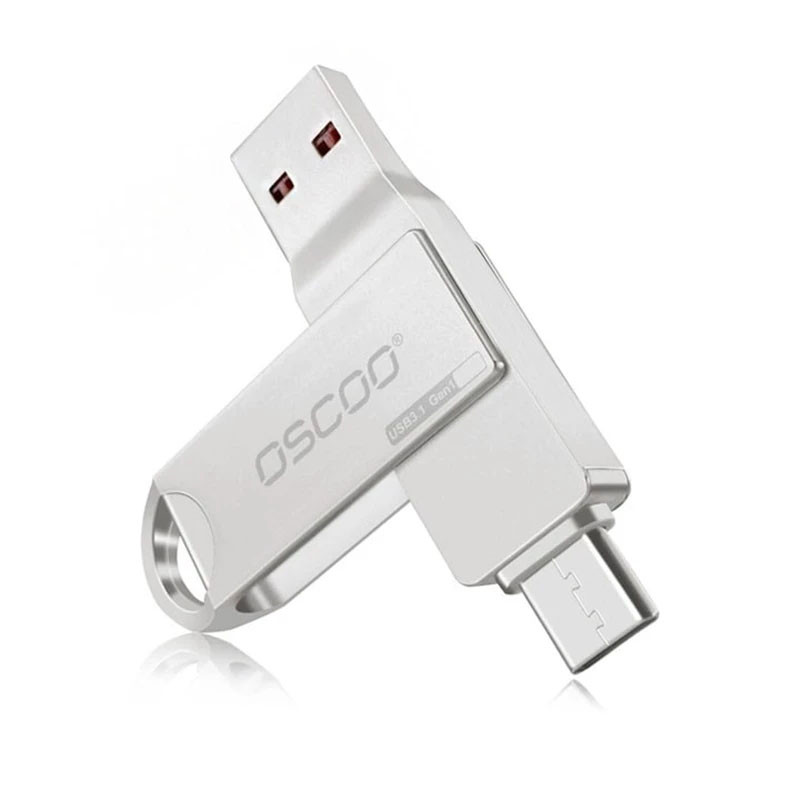 فلش 64 گیگ اوسکو Oscoo CU002 OTG Type-C USB3.1