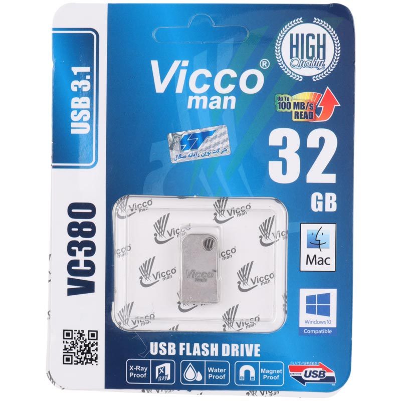 فلش 32 گیگ ویکومن ViccoMan VC380 USB 3.1