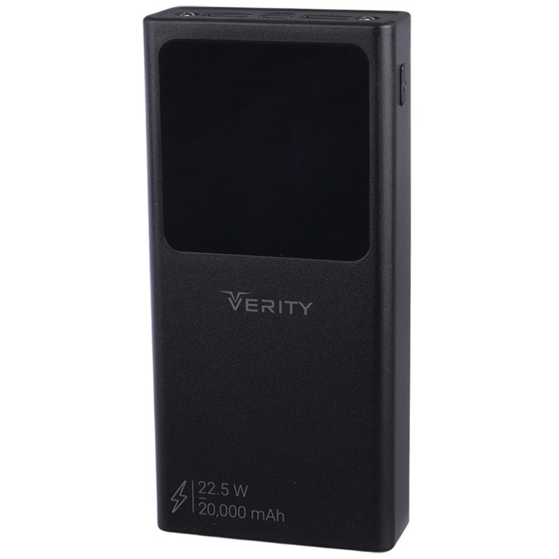 پاور بانک فست شارژ وریتی V-PH152B-PD QC3.0 PD 22.5W ظرفیت 20000 میلی آمپر ساعت