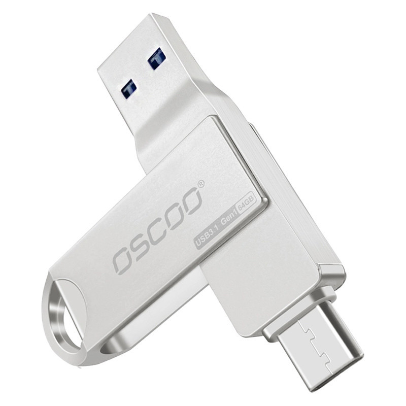 فلش 64 گیگ اوسکو Oscoo CU002 OTG Type-C USB3.1