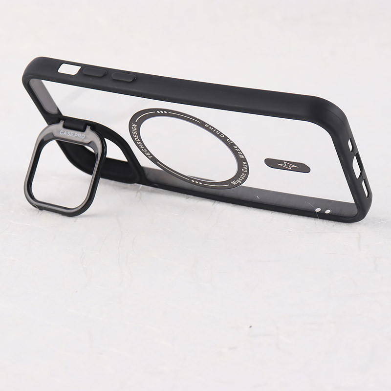 قاب PC مگ سیف Case.Pro آیفون iPhone 12 استندشو با محافظ لنز رینگی