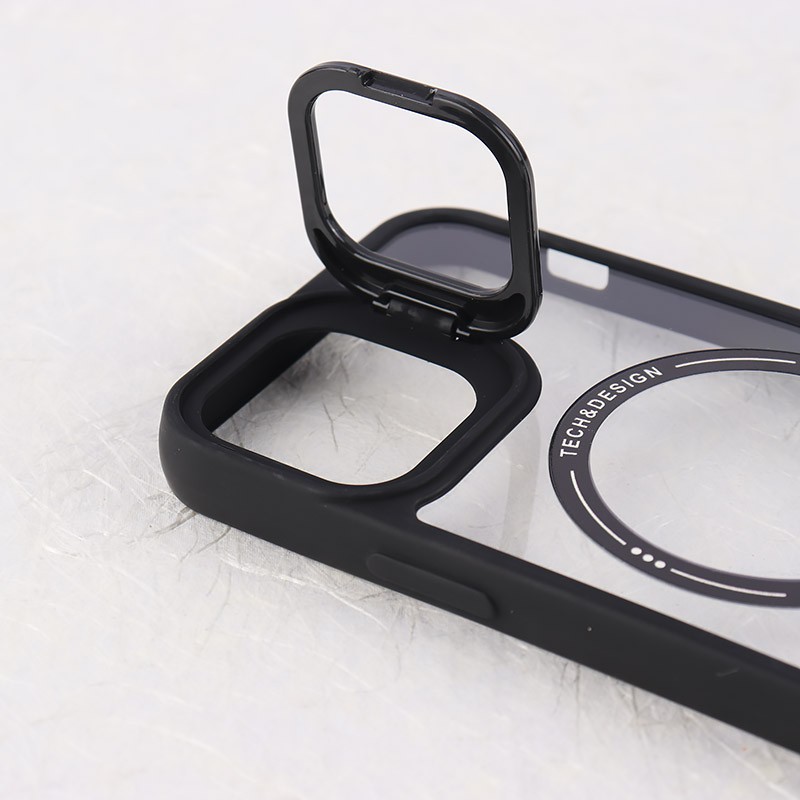 قاب PC مگ سیف Case.Pro آیفون iPhone 12 استندشو با محافظ لنز رینگی