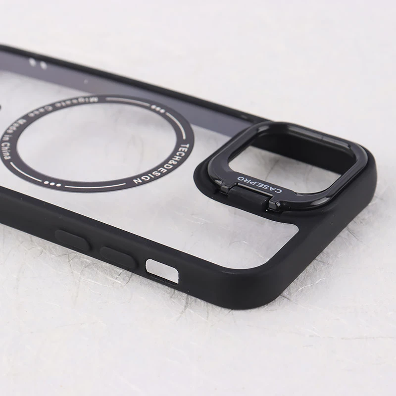 قاب PC مگ سیف Case.Pro آیفون iPhone 12 استندشو با محافظ لنز رینگی