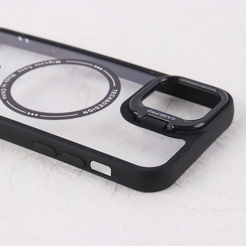 قاب PC مگ سیف Case.Pro آیفون iPhone 12 استندشو با محافظ لنز رینگی
