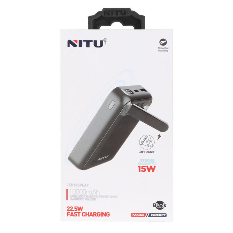 پاور بانک بی سیم فست شارژ نیتو NPB27 PD 22.5W ظرفیت 10000 میلی آمپر ساعت