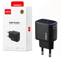 شارژر دیواری 25 وات هیسکا H-127EU GAN PD QC 3.0 3A