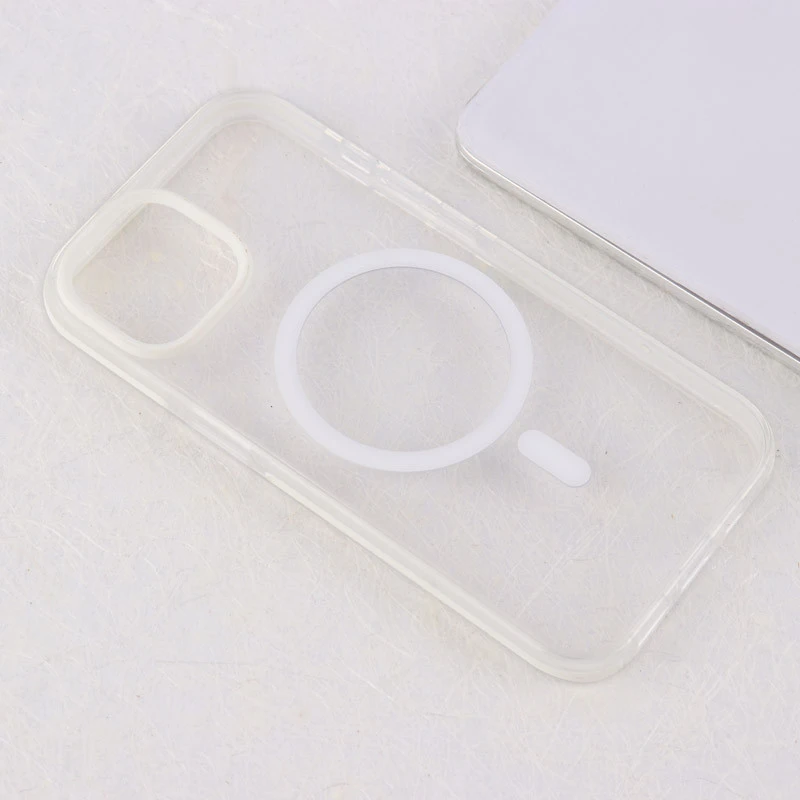 قاب مگ سیف آیفون iPhone 15 دور سیلیکونی
