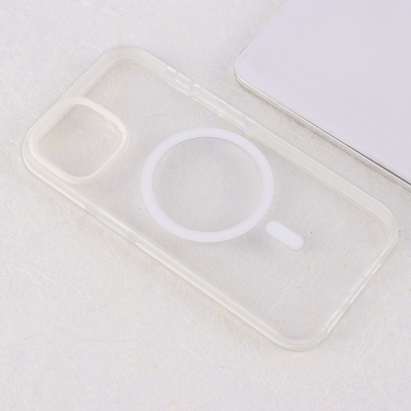 قاب مگ سیف آیفون iPhone 15 دور سیلیکونی