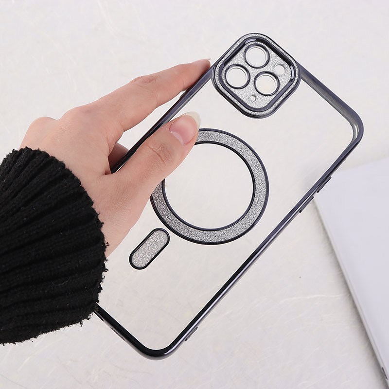قاب اکلیلی مگ سیف آیفون iPhone 11 Pro Max محافظ لنزدار