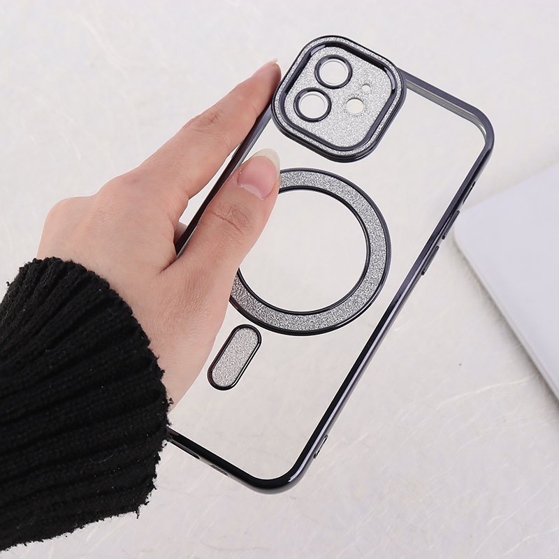 قاب اکلیلی مگ سیف آیفون iPhone 12 محافظ لنزدار