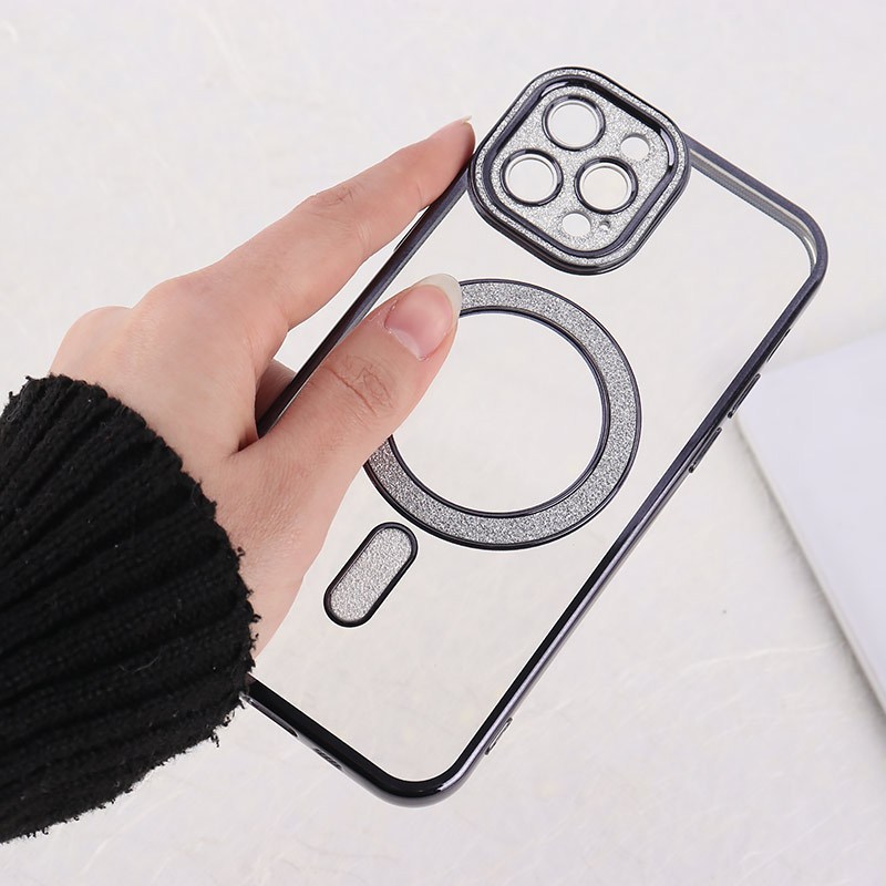 قاب اکلیلی مگ سیف آیفون iPhone 12 Pro محافظ لنزدار