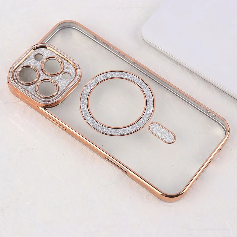 قاب اکلیلی مگ سیف آیفون iPhone 16 Pro Max محافظ لنزدار
