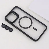 قاب PC مگ سیف Case.Pro آیفون iPhone 12 Pro Max استندشو با محافظ لنز رینگی