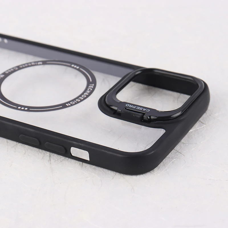 قاب PC مگ سیف Case.Pro آیفون iPhone 12 Pro Max استندشو با محافظ لنز رینگی