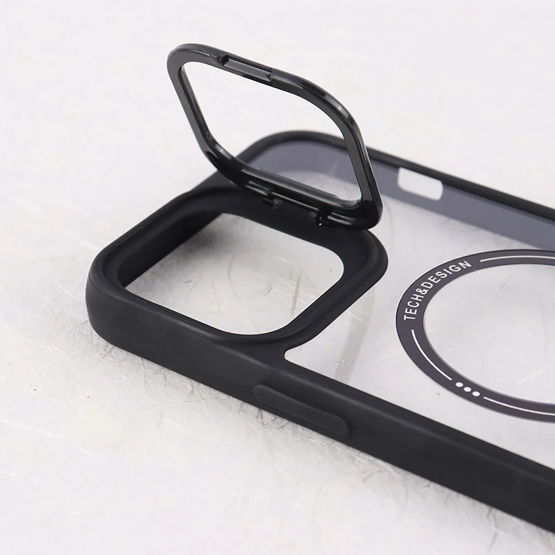 قاب PC مگ سیف Case.Pro آیفون iPhone 12 Pro Max استندشو با محافظ لنز رینگی
