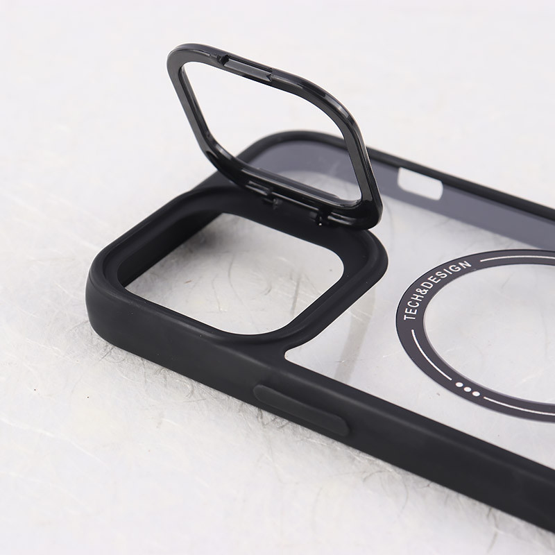 قاب PC مگ سیف Case.Pro آیفون iPhone 12 Pro Max استندشو با محافظ لنز رینگی