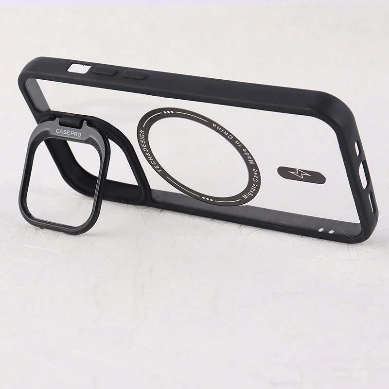 قاب PC مگ سیف Case.Pro آیفون iPhone 13 Pro استندشو با محافظ لنز رینگی
