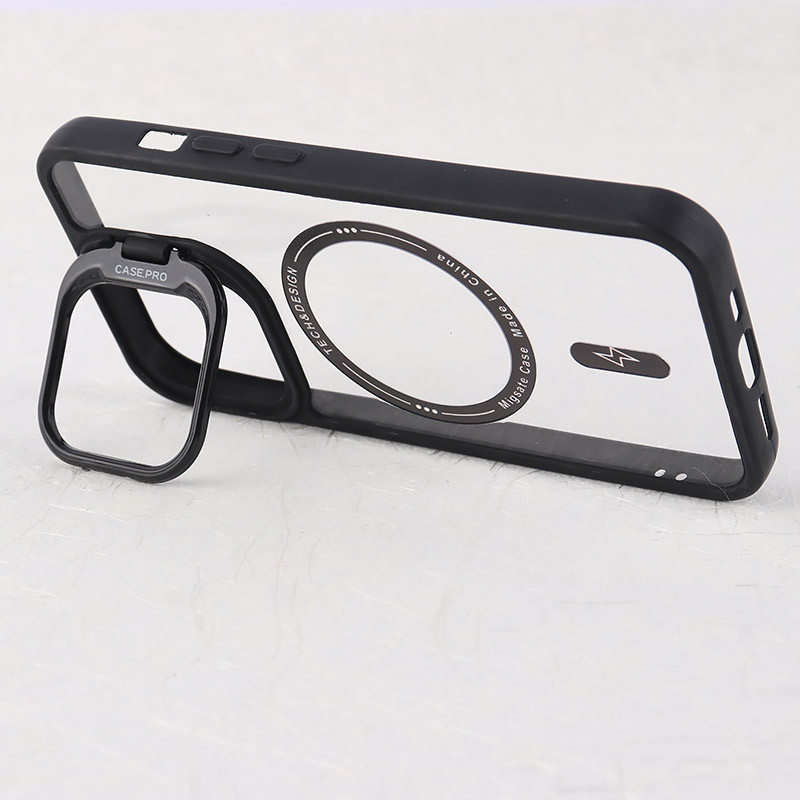 قاب PC مگ سیف Case.Pro آیفون iPhone 13 Pro استندشو با محافظ لنز رینگی
