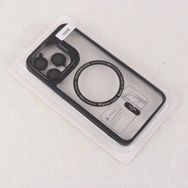 قاب PC مگ سیف Case.Pro آیفون iPhone 13 Pro استندشو با محافظ لنز رینگی