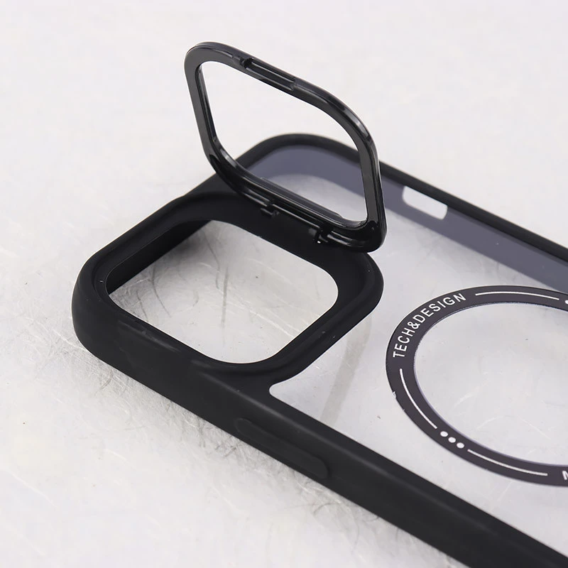 قاب PC مگ سیف Case.Pro آیفون iPhone 13 Pro Max استندشو با محافظ لنز رینگی