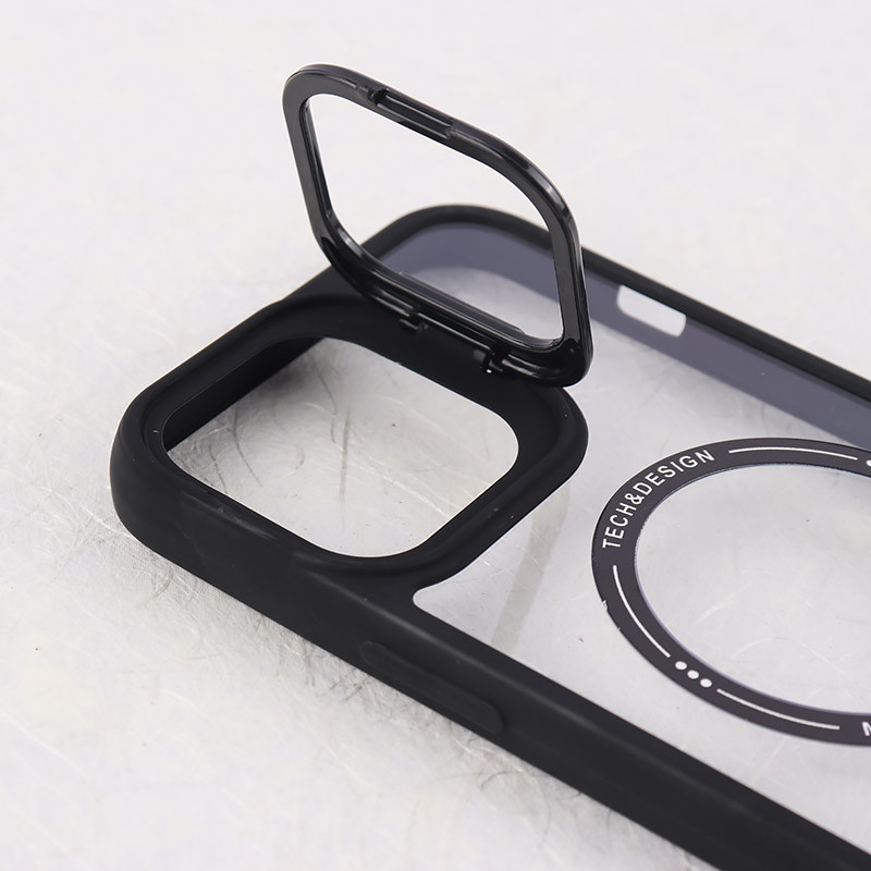 قاب PC مگ سیف Case.Pro آیفون iPhone 13 Pro Max استندشو با محافظ لنز رینگی