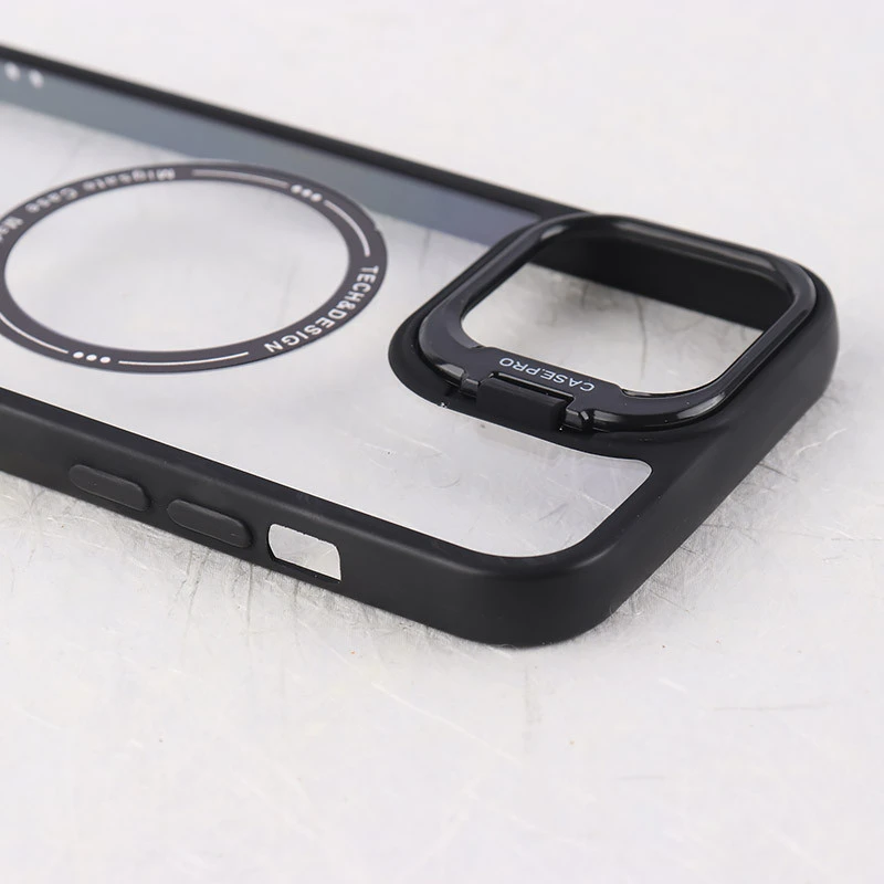 قاب PC مگ سیف Case.Pro آیفون iPhone 13 Pro Max استندشو با محافظ لنز رینگی