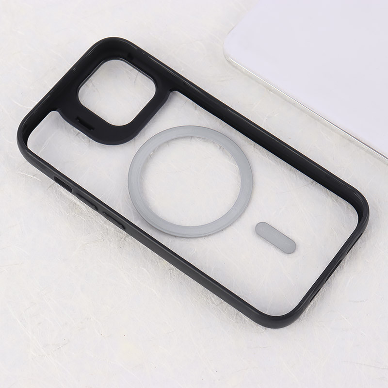 قاب PC مگ سیف Case.Pro آیفون iPhone 15 استندشو با محافظ لنز رینگی