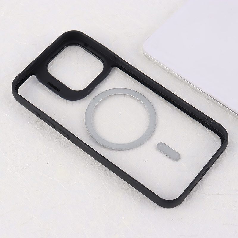 قاب PC مگ سیف Case.Pro آیفون iPhone 15 Pro Max استندشو با محافظ لنز رینگی