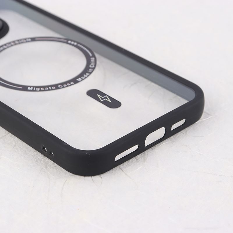 قاب PC مگ سیف Case.Pro آیفون iPhone 15 Pro Max استندشو با محافظ لنز رینگی