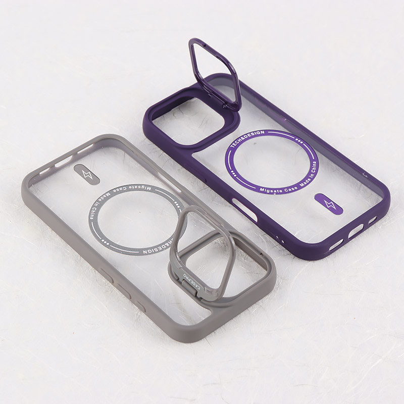 قاب PC مگ سیف Case.Pro آیفون iPhone 16 استندشو با محافظ لنز رینگی