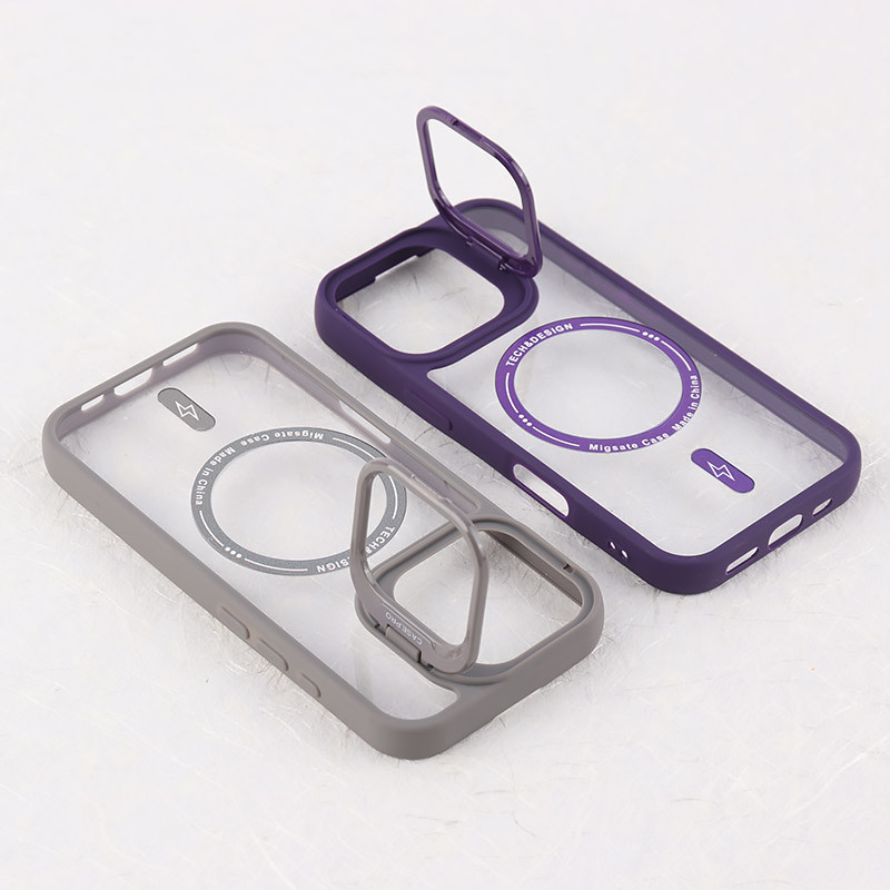 قاب PC مگ سیف Case.Pro آیفون iPhone 16 Pro استندشو با محافظ لنز رینگی