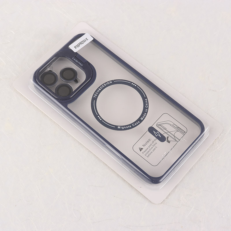 قاب PC مگ سیف Case.Pro آیفون iPhone 16 Pro Max استندشو با محافظ لنز رینگی