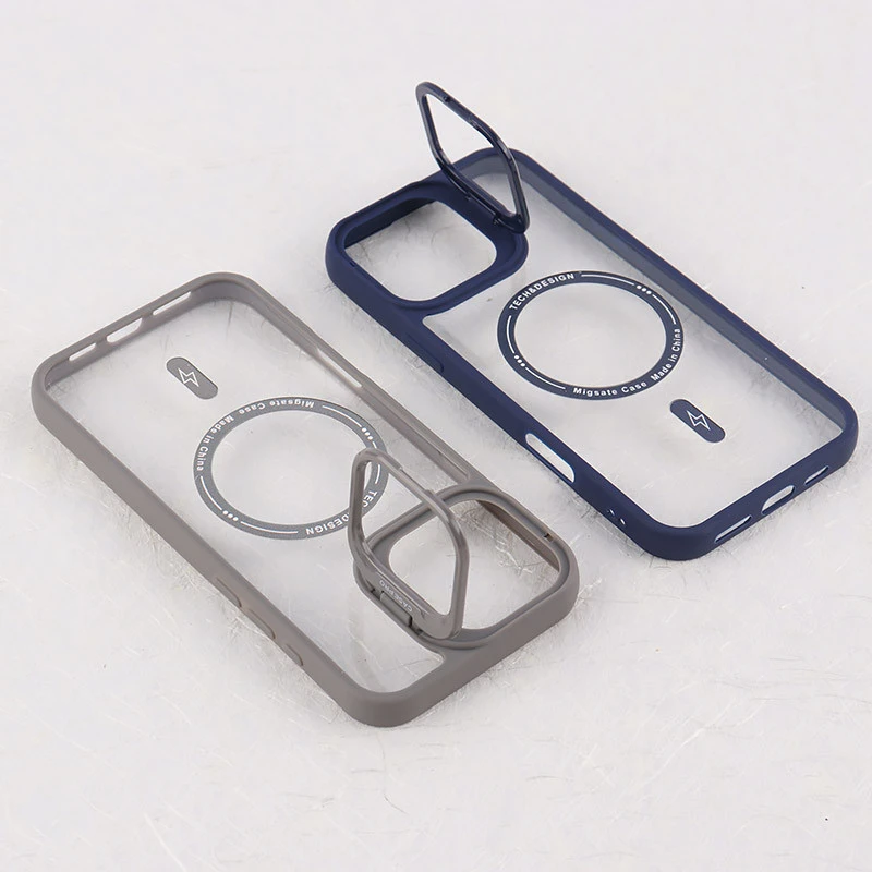 قاب PC مگ سیف Case.Pro آیفون iPhone 16 Pro Max استندشو با محافظ لنز رینگی