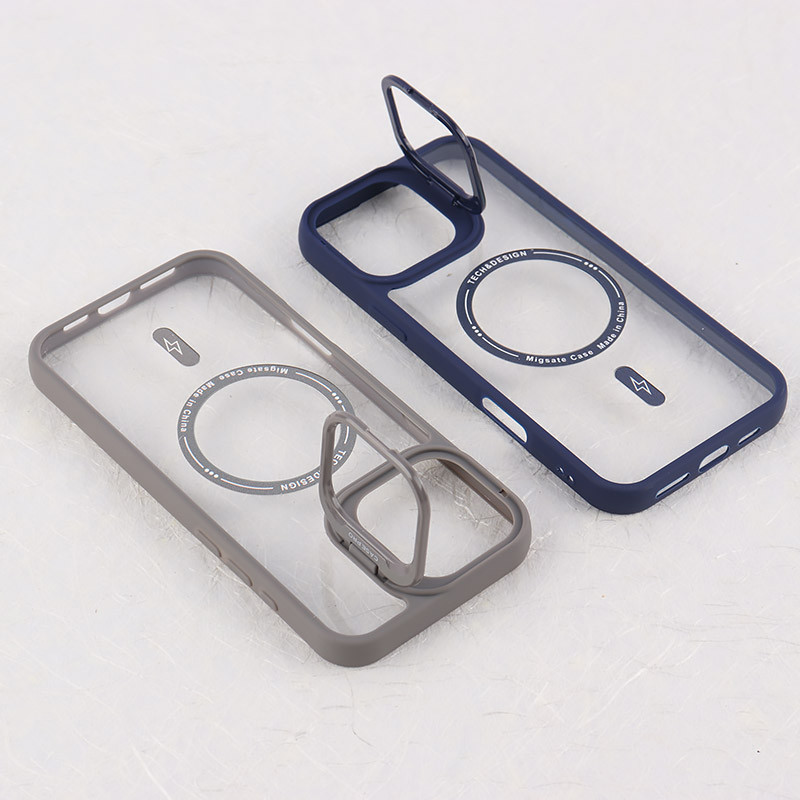 قاب PC مگ سیف Case.Pro آیفون iPhone 16 Pro Max استندشو با محافظ لنز رینگی